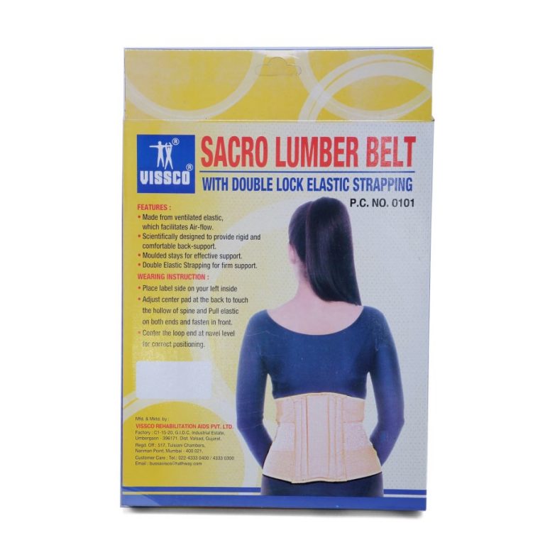 ALAT BANTU PENYANGGA PINGGANG VISSCO-0101 SACRO LUMBAR BELT WITH DOUBLE STRAPPING - Distributor Kaki Palsu Indonesia