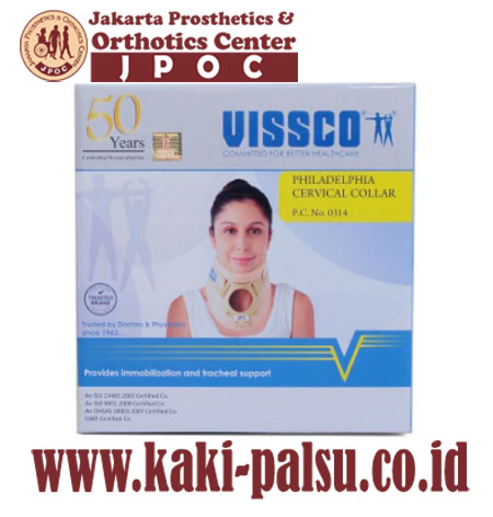 ALAT BANTU TERAPI PENYANGGAH LEHER VISSCO-0314 PHILADELPHIA CERVICAL COLLAR - Distributor Kaki Palsu Indonesia
