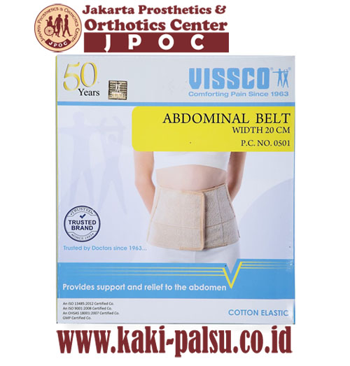 ALAT BANTU PENYANGGAH PINGGANG VISSCO-0501 ABDOMINAL BELT - Distributor Kaki Palsu Indonesia