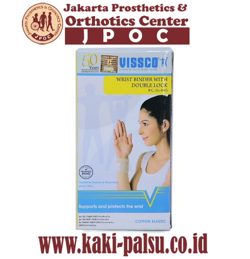 ALAT BANTU PENYANGGAH TANGAN VISSCO-0603 WRIST BINDER WITH DOUBLE LOCK - Distributor Kaki Palsu Indonesia