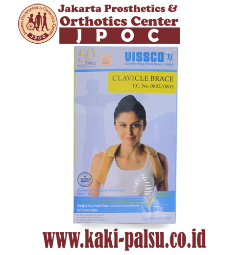ALAT BANTU TERAPI PENYANGGAH PUNGGUNG VISSCO-0802 MEEK CLAVICLE BRACE - Distributor Kaki Palsu Indonesia