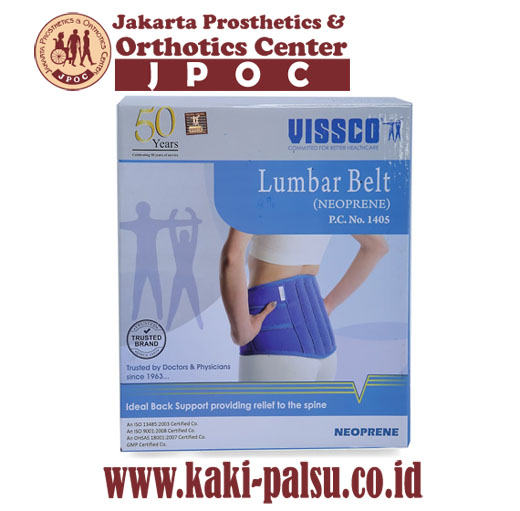 ALAT BANTU PENYANGGA PINGGANG VISSCO-1405 NEOPRENE LUMBAR BELT - Distributor Kaki Palsu Indonesia